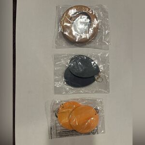 NWT New 3 SETS OF EARRINGS Orange Blue Brown​